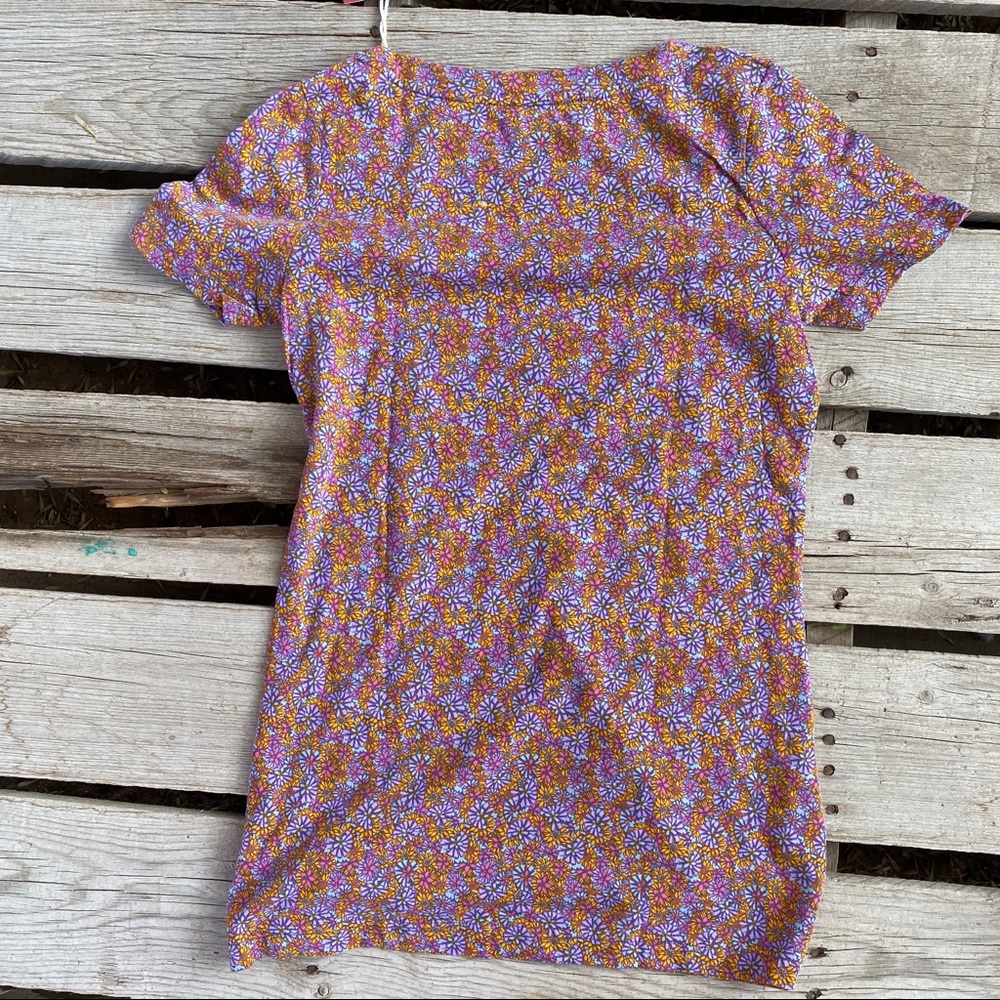 NWT Mossimo supply co pink/yelllow floral 98 top - Picture 2 of 8